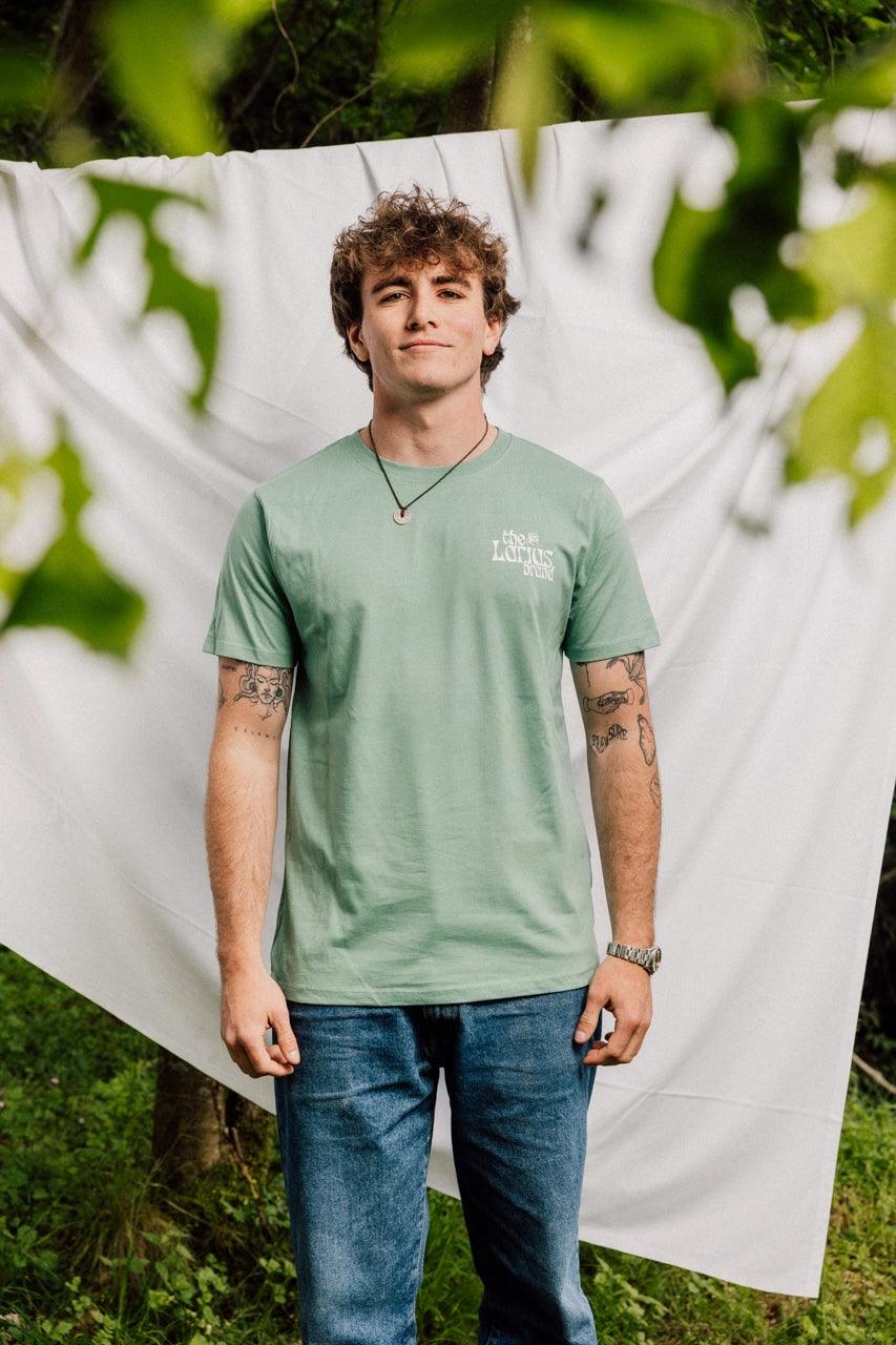T-Shirt Contaminazione Naturale - Sage Green - The Larius Brand 