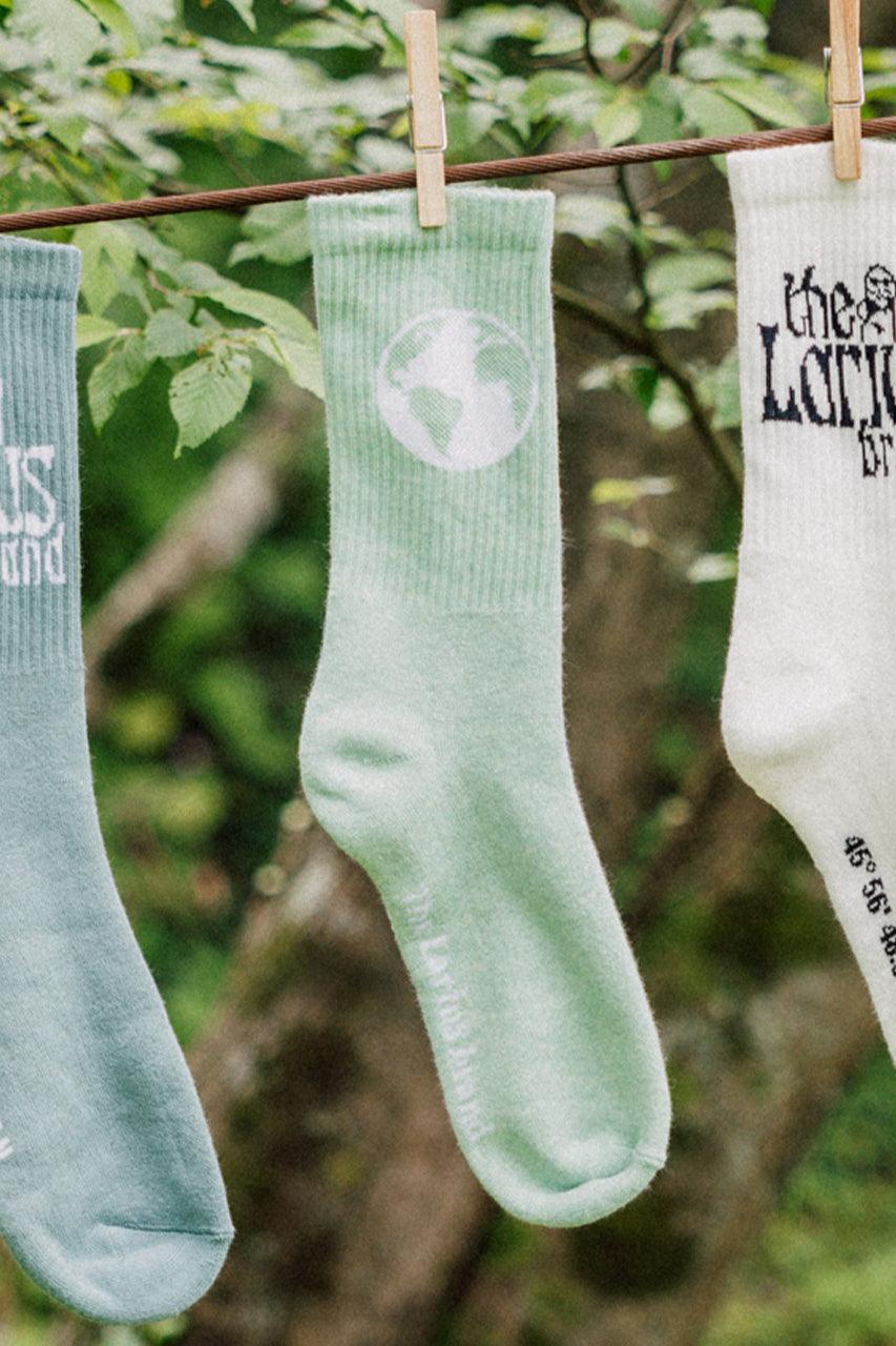 Earth Organic Socks - Aleutine Melange - The Larius Brand 